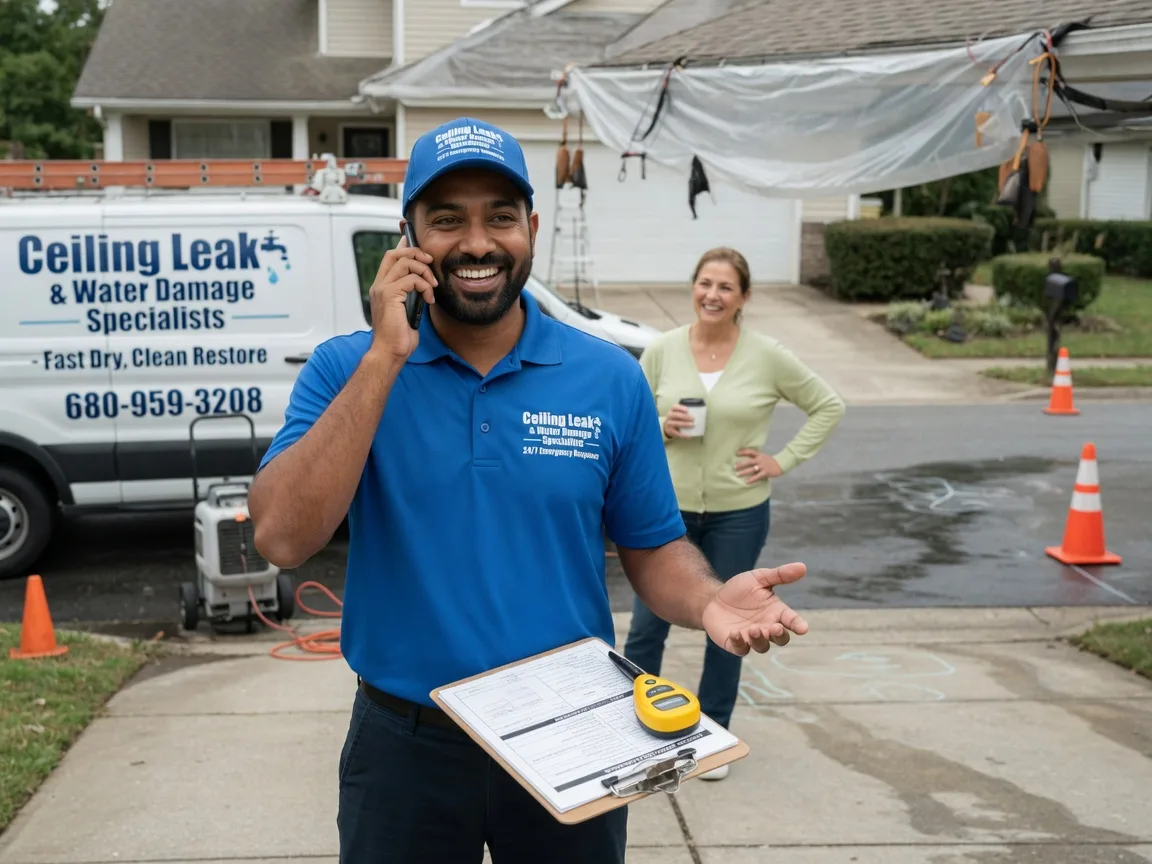 Ceiling Leak Cleanup Gilbert, IA FAQs